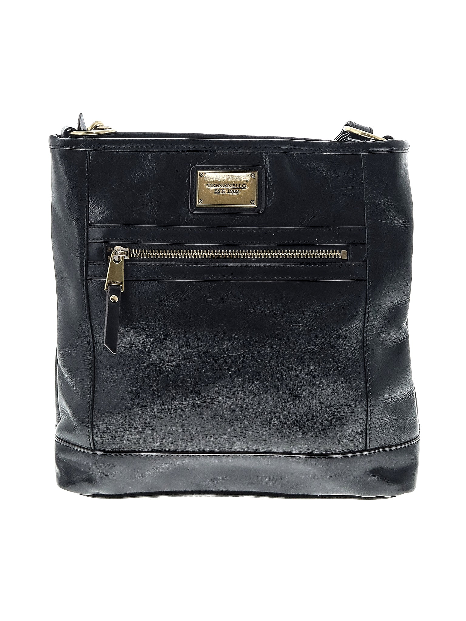 Tignanello 100 Leather Black Leather Crossbody Bag One Size 67 off