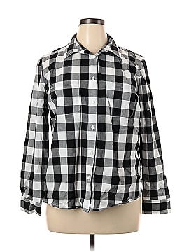 Jaclyn Smith Long Sleeve Button-Down Shirt (view 1)