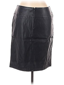 Ann Taylor Factory Leather Skirt (view 2)
