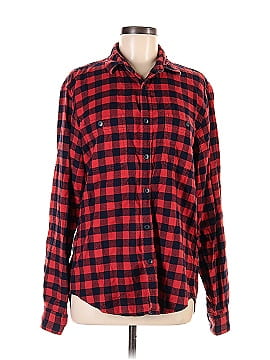 J.Crew Factory Store Long Sleeve Button-Down Shirt (view 1)