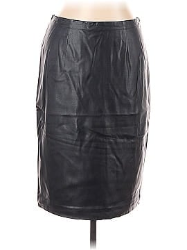 Ann Taylor Leather Skirt (view 1)