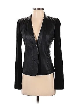 Donna Karan New York Faux Leather Jacket (view 1)