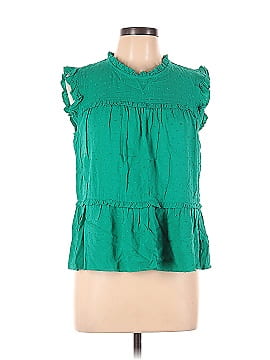 Betsey's Boutique Shop Sleeveless Button-Down Shirt (view 1)
