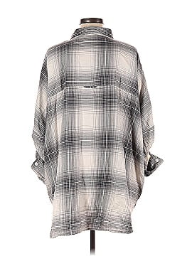 American Eagle Outfitters 3/4 Sleeve Button-Down Shirt (view 2)