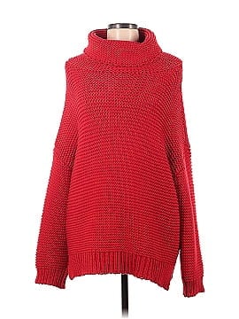 Blushing Heart Turtleneck Sweater (view 1)