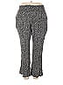 Three Dots 100% Rayon Marled Tweed Chevron-herringbone Gray Casual Pants Size XXL - photo 1