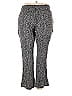 Three Dots 100% Rayon Marled Tweed Chevron-herringbone Gray Casual Pants Size XXL - photo 2