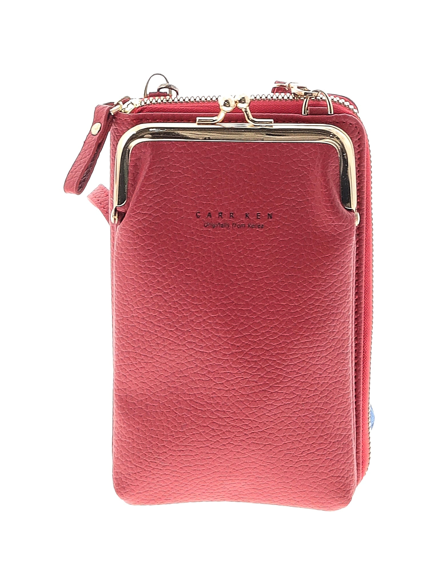 Carr Ken 100% Leather Red Leather Crossbody Bag One Size - 76% off ...