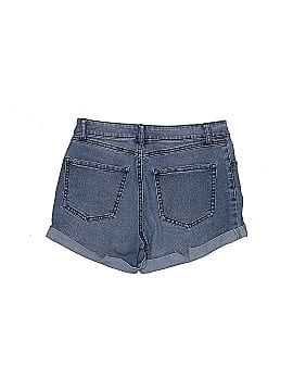 Peace Love Chill Denim Shorts (view 2)