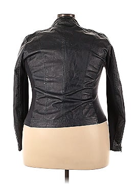 Sebby Collection Faux Leather Jacket (view 2)
