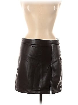 Shinestar Faux Leather Skirt (view 1)