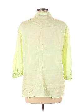 Investments 3/4 Sleeve Button-Down Shirt (view 2)
