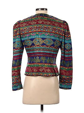 Maggy London Long Sleeve Silk Top (view 2)