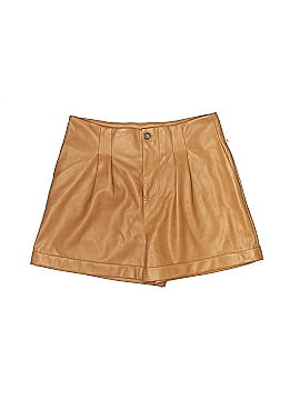 7 For All Mankind Faux Leather Shorts (view 1)