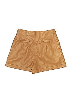 7 For All Mankind Faux Leather Shorts (view 2)