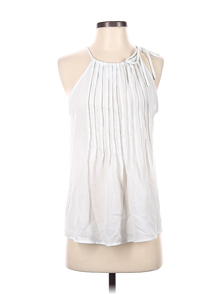 Pre-owned Soho Sleeveless Blouse In White