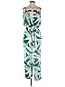 J.Crew 100% Polyester Acid Wash Print Tropical Green Jumpsuit Size XS - photo 1