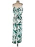 J.Crew 100% Polyester Acid Wash Print Tropical Green Jumpsuit Size XS - photo 2