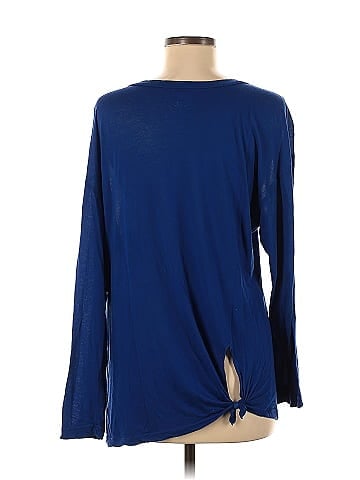 Blue Life Long Sleeve Top (view 2)