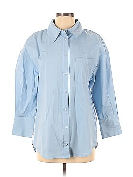 Anine Bing Long Sleeve Button-Down Shirt (view 1)