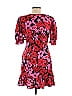 George 100% Polyester Floral Motif Floral Pink Casual Dress Size 8 - photo 2