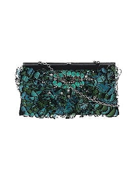Valentino Satin Feather Crystal Chain Clutch (view 1)