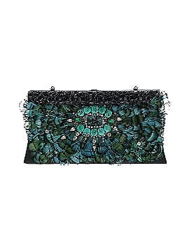 Valentino Satin Feather Crystal Chain Clutch (view 2)