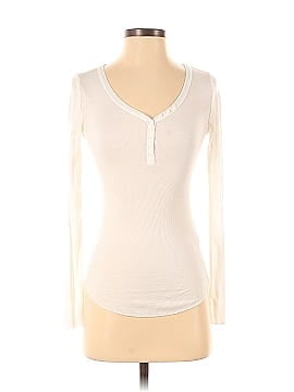 Topshop Long Sleeve Henley (view 1)