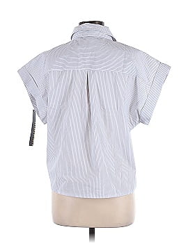 Always Indigo Short Sleeve Button-Down Shirt (view 2)