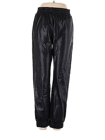 Olivaceous Faux Leather Pants (view 1)