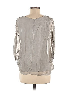 Cosmo Short Sleeve Silk Top (view 2)