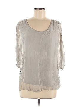 Cosmo Short Sleeve Silk Top (view 1)