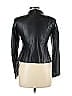 Filippa Black Faux Leather Jacket Size 6 - photo 2