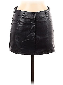 Collusion Faux Leather Skirt (view 1)