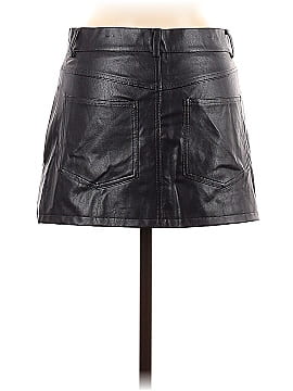 Collusion Faux Leather Skirt (view 2)