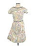 Mon Petit Oiseau 100% Cotton Floral Motif Damask Paisley Baroque Print Ivory Casual Dress Size S - photo 2