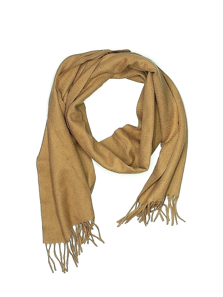 Pre-owned Assorted Brands Scarf In Brown