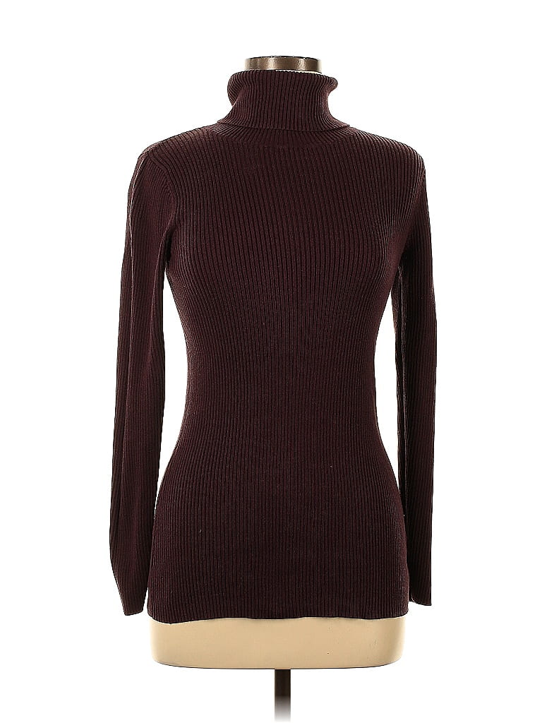 Valette Burgundy Turtleneck Sweater Size M - 60% off | ThredUp