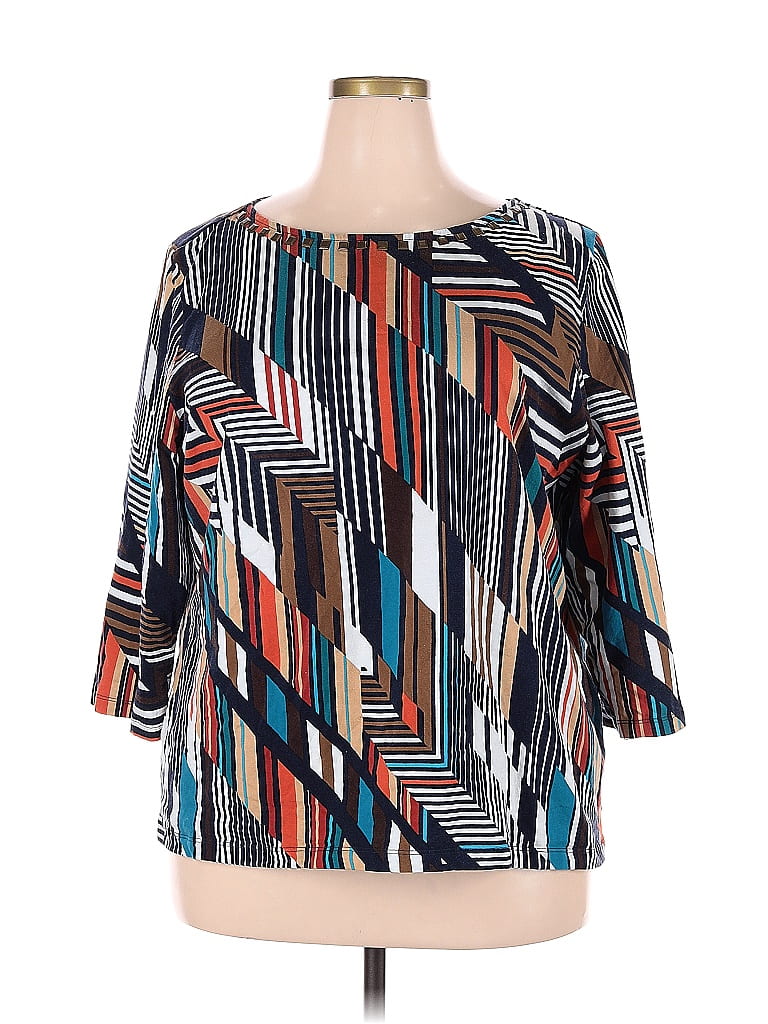 Ruby Rd Blouses Ruby Rd. 100% Spandex Blue Long Sleeve Blouse Size 3X (Plus) - 71% off ...