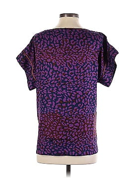 Marc by Marc Jacobs Short Sleeve Silk Top (view 2)