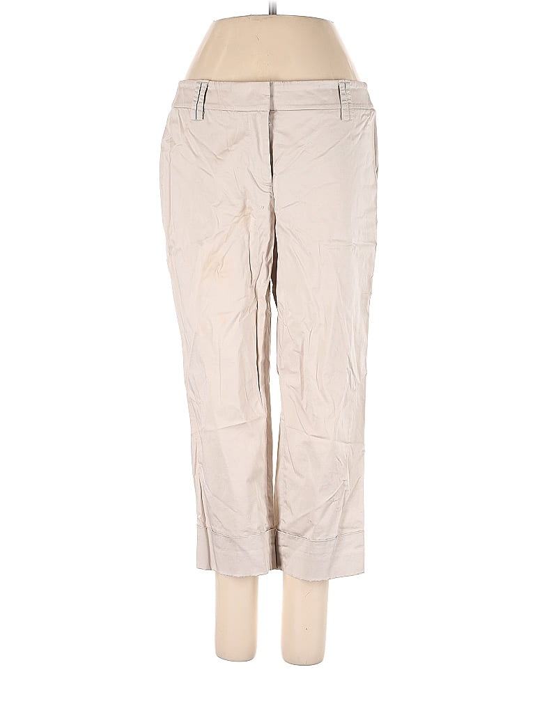 Ann Taylor LOFT Solid Tan Casual Pants Size 2 (Petite) - photo 1