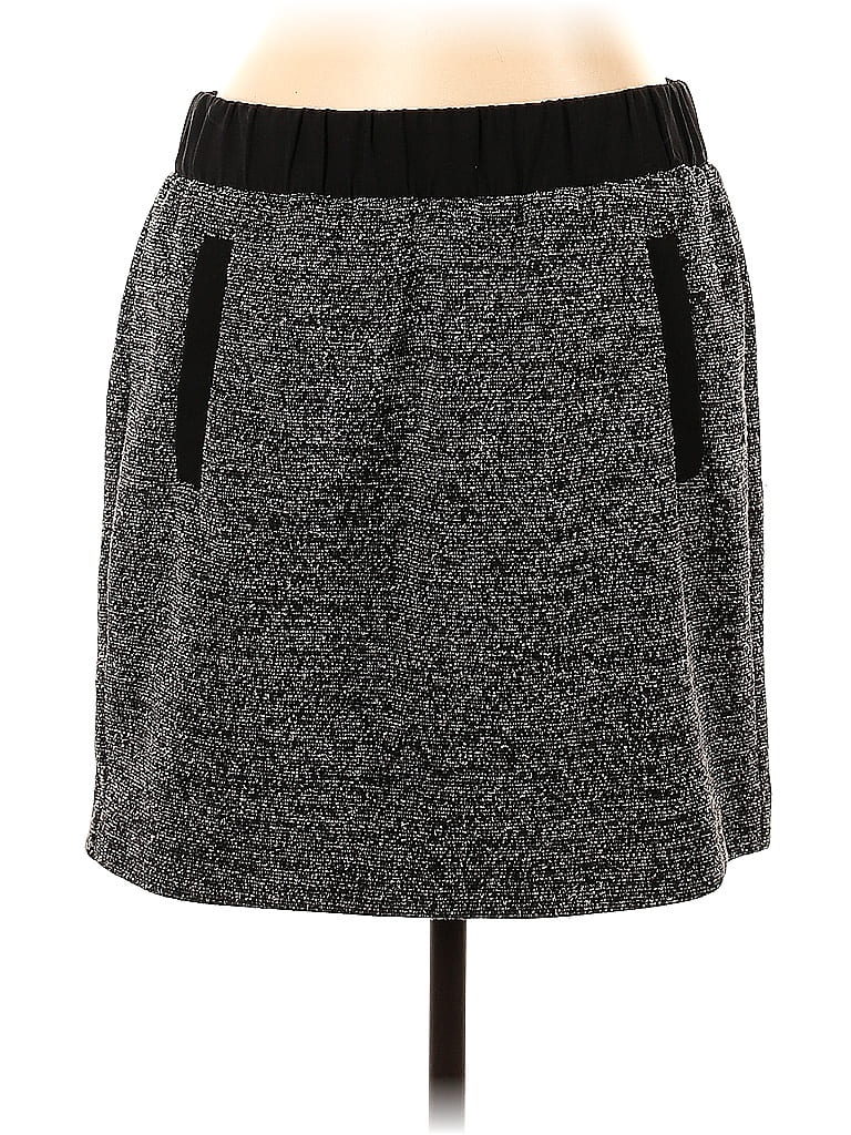 Pre-owned Ann Taylor Loft Outlet Casual Skirt In Gray