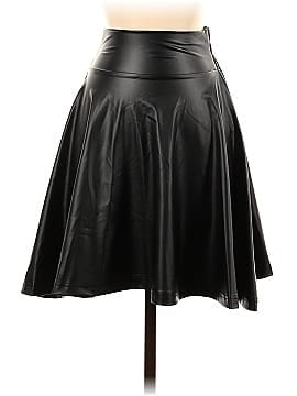 Zenana Faux Leather Skirt (view 1)