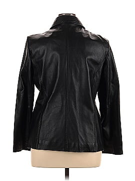 Jaclyn Smith Faux Leather Jacket (view 2)