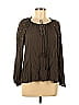 Knox Rose 100% Rayon Brown Long Sleeve Top Size M - photo 1