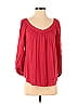 Maeve by Anthropologie 100% Viscose Red Long Sleeve Blouse Size 0 - photo 1