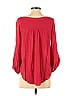 Maeve by Anthropologie 100% Viscose Red Long Sleeve Blouse Size 0 - photo 2