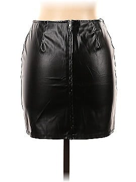 Windsor Faux Leather Skirt (view 2)