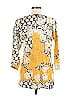 Unbranded 100% Cotton Yellow Long Sleeve Blouse Size M - photo 2