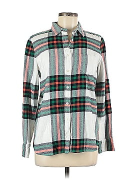 J.Crew Factory Store Long Sleeve Button-Down Shirt (view 1)